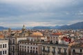 From the roof of Palermo Cathedral you can see amazing cityscape of Palermo. Beautiful tiled roofs of old houses. Palermo. Sicily Royalty Free Stock Photo