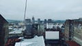 Roof panorama of City Belgrade