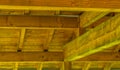 Roof rafters and crossbeams