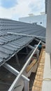 roof repair in hot sun