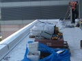 Roof Repairs on a TPO Commercial roof