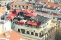 Roof restaurant in Istanbul Royalty Free Stock Photo