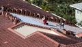 Roof Retile Royalty Free Stock Photo