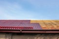 Roof roofing, repair, replacement of metal tiles
