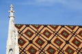 Roof of the Royal Monastery of Brou in Bourg en Bresse Royalty Free Stock Photo