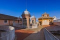 Roof of Sant Peters Basilica in Vatican - Rome Italy Royalty Free Stock Photo