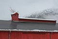 Roof of Sawmill museum building , Namsos