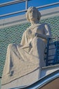 Roof sculptures on Bana Jelacica Square