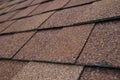 Roof shingle detail Royalty Free Stock Photo