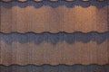 Roof shingle detail Royalty Free Stock Photo