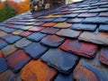 Roof shingles background and texture, Asphalt Roofing Shingles Background Royalty Free Stock Photo