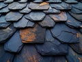Roof shingles background and texture, Asphalt Roofing Shingles Background Royalty Free Stock Photo