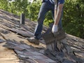 Roof Shingles Tear Off Home Repair Maintenance