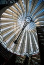 The roof of the Sony-Center Royalty Free Stock Photo