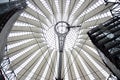 Roof of sony center - berlin Royalty Free Stock Photo