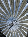 Roof of Sony Center in Berlin Royalty Free Stock Photo