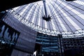 Roof of the Sony Center is located near the Berlin Potsdamer Platz railway station. Royalty Free Stock Photo