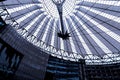 Roof of the Sony Center is located near the Berlin Potsdamer Platz railway station. Royalty Free Stock Photo