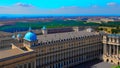 The roof of St. Peter\'s Basilica. Vatican City, Rome, Italy Royalty Free Stock Photo