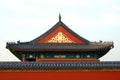 Roof in the Temple of Heaven in Beijing Royalty Free Stock Photo