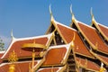 Roof temple at Wat Phra That Sri Chom Thong