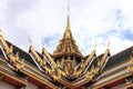 The roof Thai architecture in Wat Phra Kaew