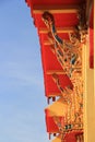 The roof of Thailand temple Royalty Free Stock Photo