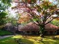 Roof Thatching in Kerala, India Royalty Free Stock Photo