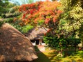 Roof Thatching in Kerala, India Royalty Free Stock Photo