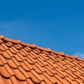 Roof tile pattern Royalty Free Stock Photo