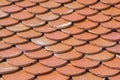 Roof tile pattern closeup Royalty Free Stock Photo