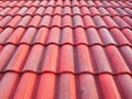 Roof tile pattern. Exterior, tiling background Royalty Free Stock Photo