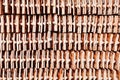 Roof tile in side view Royalty Free Stock Photo