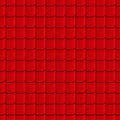 Roof tiles seamless pattern. Red shingles profiles background. Vector.