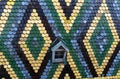 Tiles of Stephansdom cathedral roof, Vienna, Austria