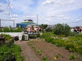 Roof top bar and garden the Dakakker in Rotterdam Royalty Free Stock Photo