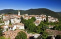 Roof Top Bargemon, The Var, France Royalty Free Stock Photo