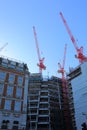 Roof Top Cranes Royalty Free Stock Photo