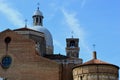 Roof top decoration of Padua Cathedral, Italy Royalty Free Stock Photo