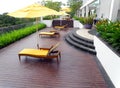 Roof top garden design Royalty Free Stock Photo