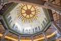 Roof top from inside at the gate to Tokyo Station Royalty Free Stock Photo