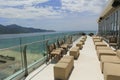 Roof top swimming pool in Danang in Vietnam