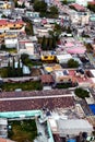 Roof top view of Mexican housing near teotihuacan city