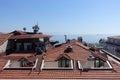 Roof Tops and Blue Sky Royalty Free Stock Photo