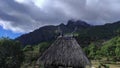 Roof Top view of Traditional Sacred House of Timor-Leste Royalty Free Stock Photo