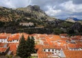 Roof tops of Grazalema, Cadiz, Andalusia, Spain.