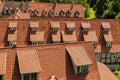 Roof Tops in Quedlinburg Germany, Macro