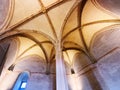 Roof in the tower donjon of Chateau de Vincennes castle Royalty Free Stock Photo