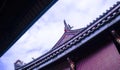 The dragon on the temple roof Royalty Free Stock Photo