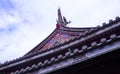 The dragon on the temple roof Royalty Free Stock Photo